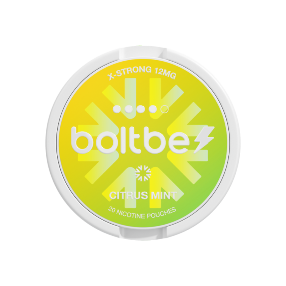 Boltbe Nicotine Pouches Zero Tobacco Citrus Mint 12mg