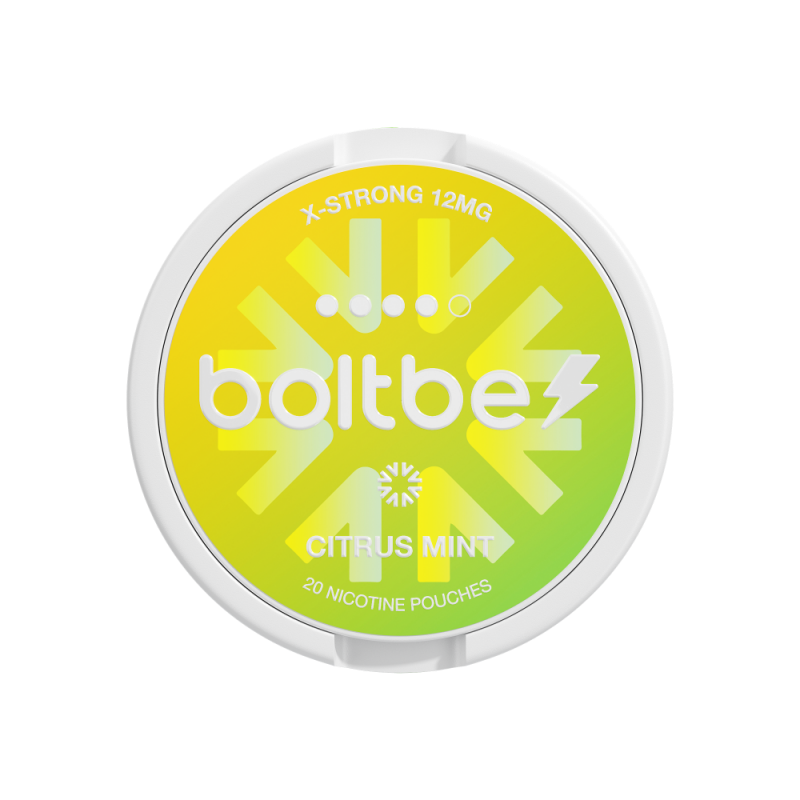 Boltbe Nicotine Pouches Zero Tobacco Citrus Mint 12mg