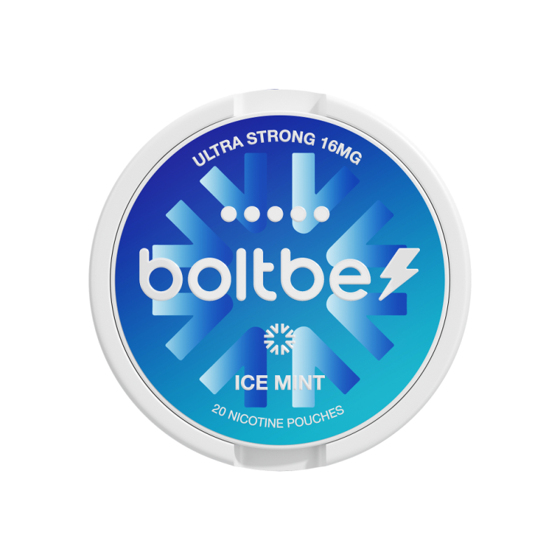 Boltbe Nicotine Pouches Zero Tobacco Ice Mint 16mg