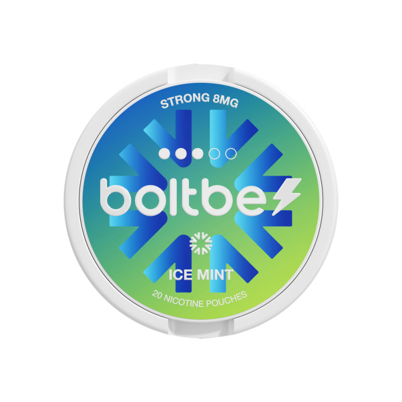 Boltbe Nicotine Pouches Zero Tobacco Snus Ice Mint 8mg