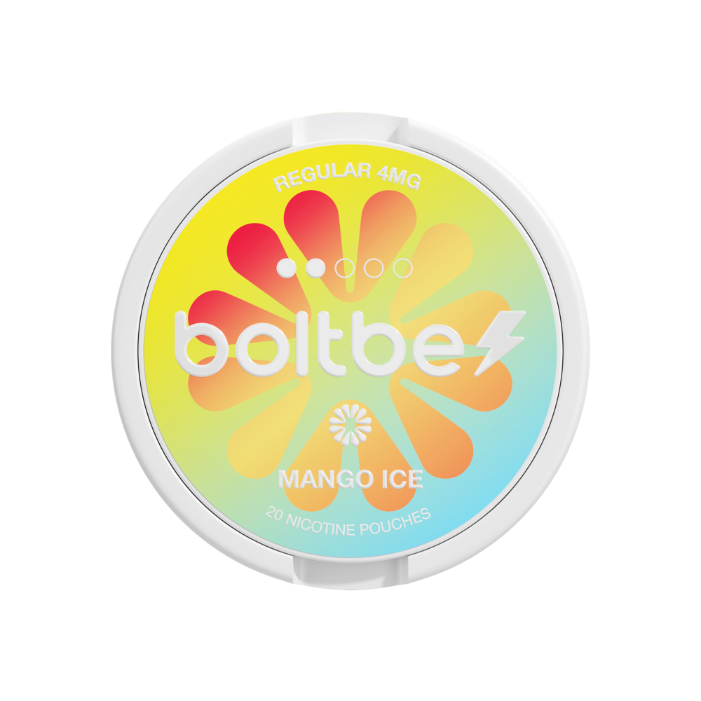 Boltbe Nicotine Pouches Zero Tobacco Mango Ice 4mg