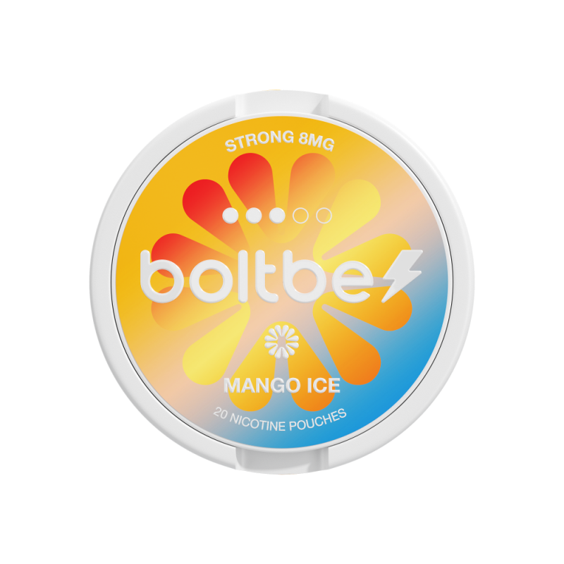 Boltbe Nicotine Pouches Zero Tobacco Mango Ice 8mg