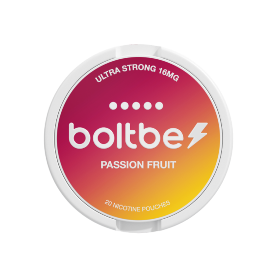 Boltbe Nicotine Pouches Zero Tobacco Passion Fruit 16mg