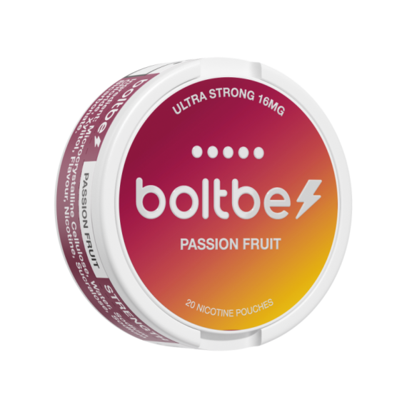 Boltbe Nicotine Pouches Zero Tobacco Passion Fruit 16mg