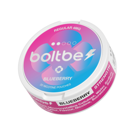 Boltbe Nicotine Pouches Zero Tobacco Blueberry 4mg