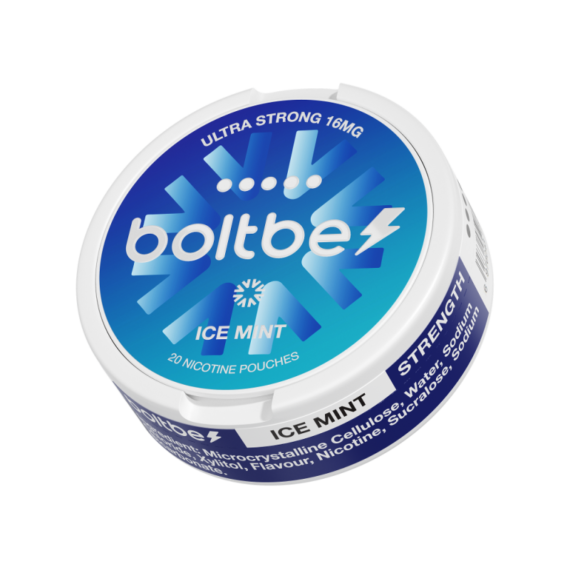 Boltbe Nicotine Pouches Zero Tobacco Ice Mint 16mg