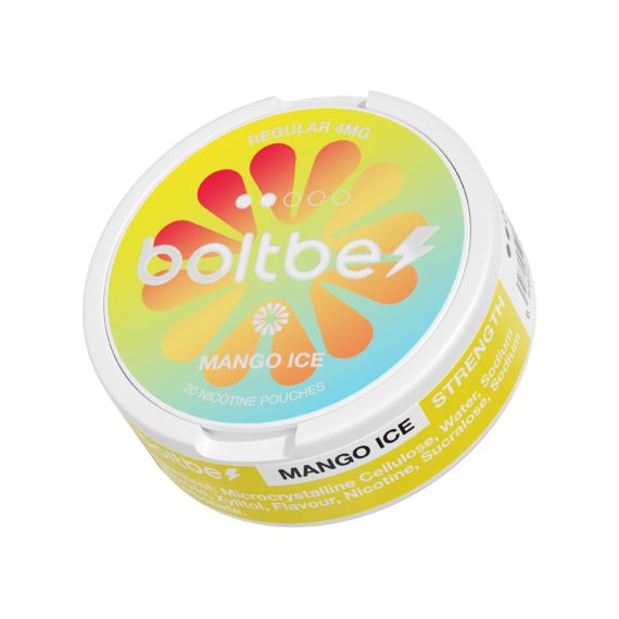 Boltbe Nicotine Pouches Zero Tobacco Mango Ice 4mg