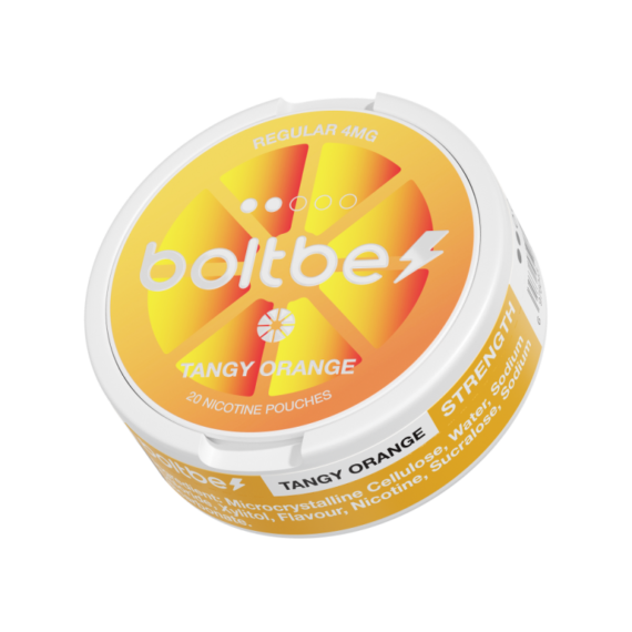 Boltbe Nicotine Pouches Zero Tobacco Tangy Orange 4mg