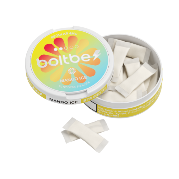 Boltbe Nicotine Pouches Zero Tobacco Mango Ice 4mg