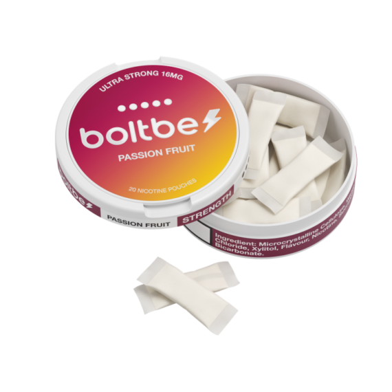 Boltbe Nicotine Pouches Zero Tobacco Passion Fruit 16mg