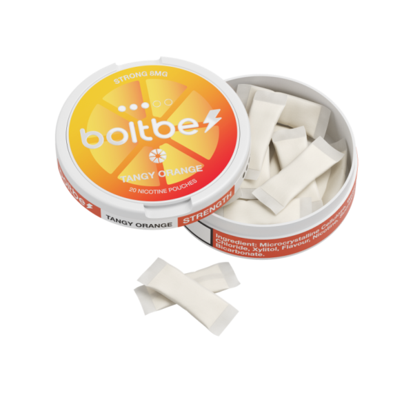 Boltbe Nicotine Pouches Zero Tobacco Tangy Orange 8mg