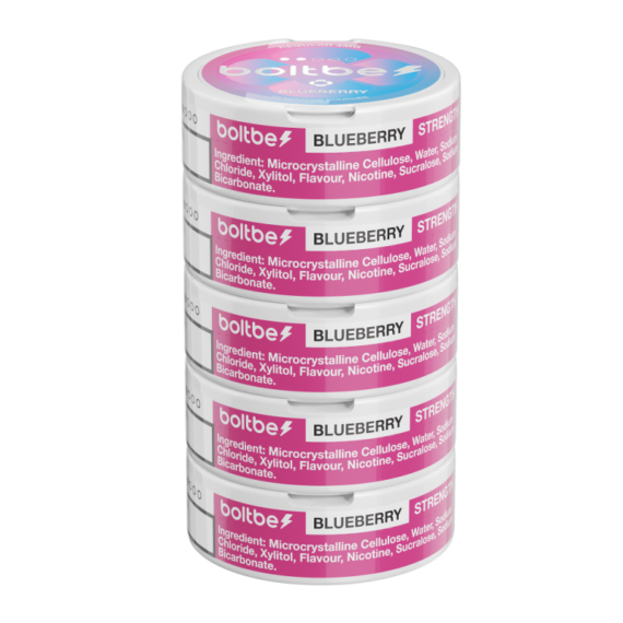 Boltbe Nicotine Pouches Zero Tobacco Blueberry 4mg