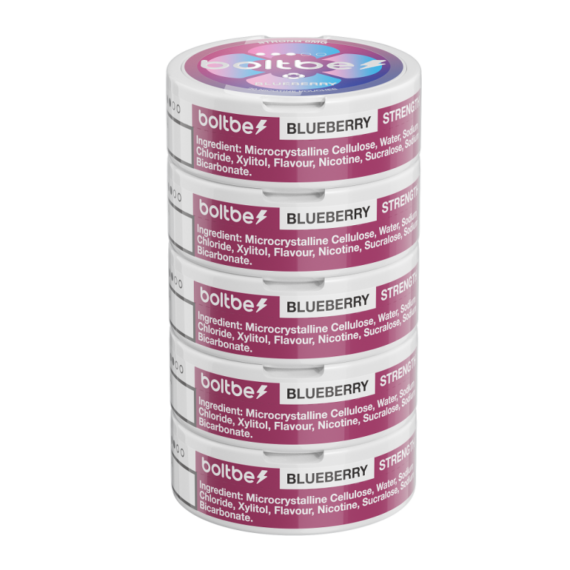 Boltbe Nicotine Pouches Zero Tobacco Blueberry 8mg