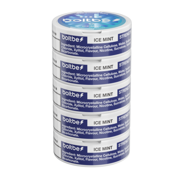 Boltbe Nicotine Pouches Zero Tobacco Ice Mint 16mg