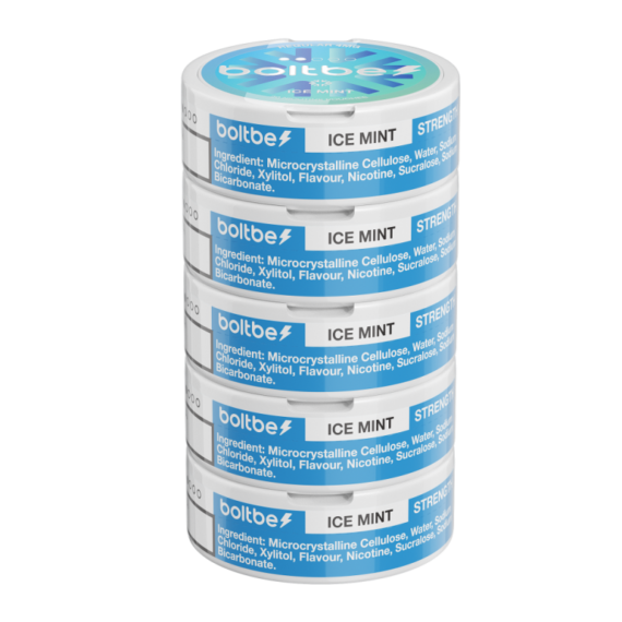 Boltbe Nicotine Pouches Zero Tobacco Snus Ice Mint 4mg