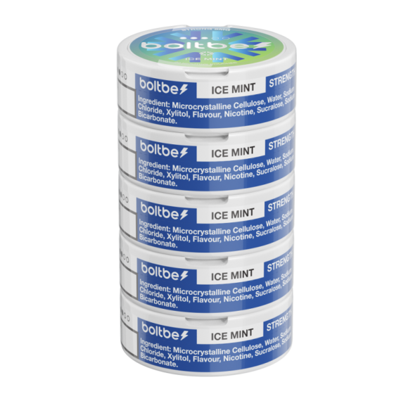 Boltbe Nicotine Pouches Zero Tobacco Snus Ice Mint 8mg