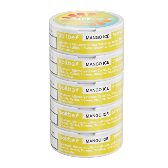 Boltbe Nicotine Pouches Zero Tobacco Mango Ice 4mg
