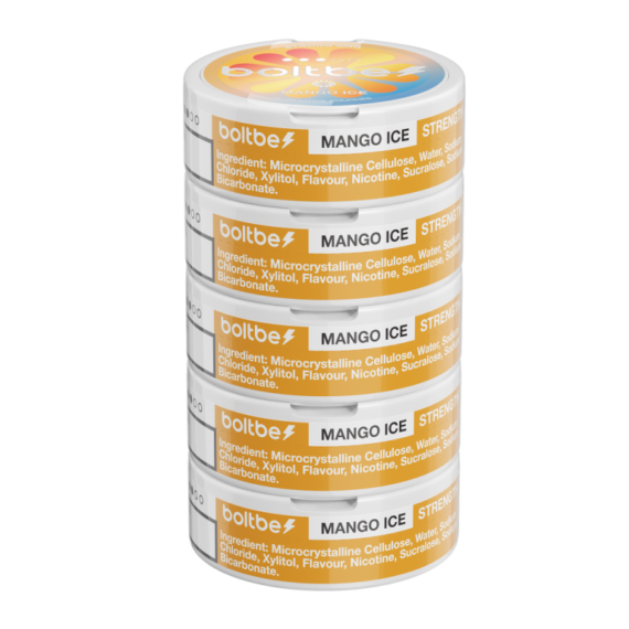 Boltbe Nicotine Pouches Zero Tobacco Mango Ice 8mg