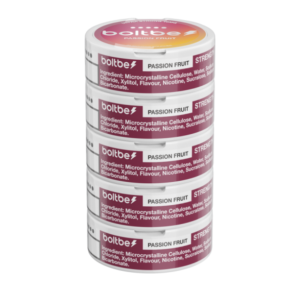 Boltbe Nicotine Pouches Zero Tobacco Passion Fruit 16mg