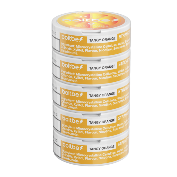 Boltbe Nicotine Pouches Zero Tobacco Tangy Orange 4mg