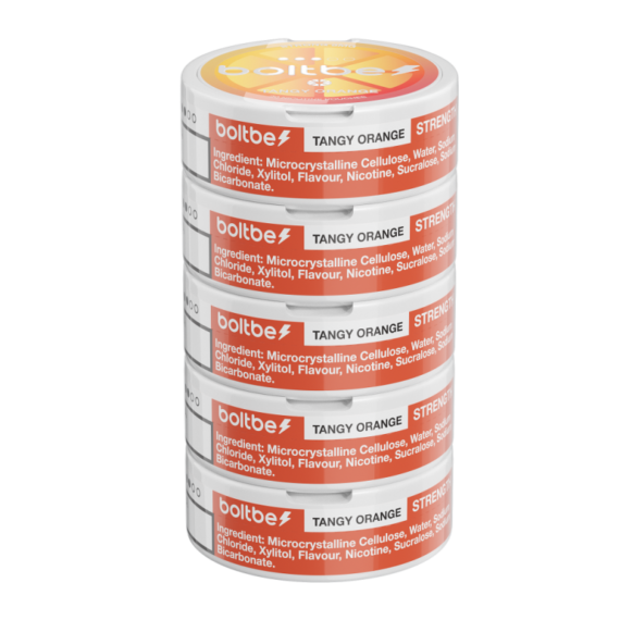 Boltbe Nicotine Pouches Zero Tobacco Tangy Orange 8mg