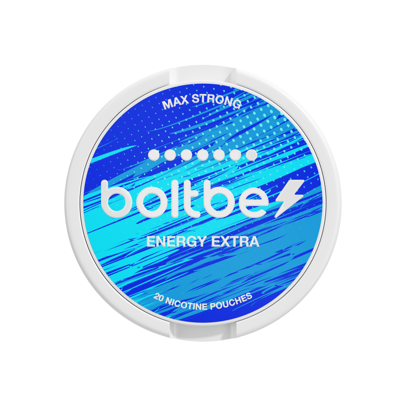 Boltbe Nicotine Pouches Zero Tobacco Energy Extra 30mg