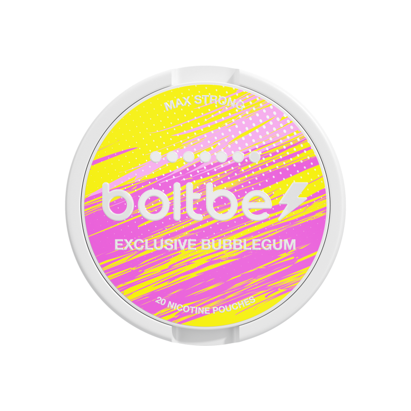 Boltbe Nicotine Pouches Zero Tobacco Exclusive Bubblegum 30mg