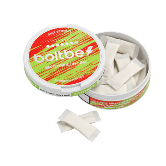 Boltbe Nicotine Pouches Zero Tobacco Waterlemon Lime 30mg