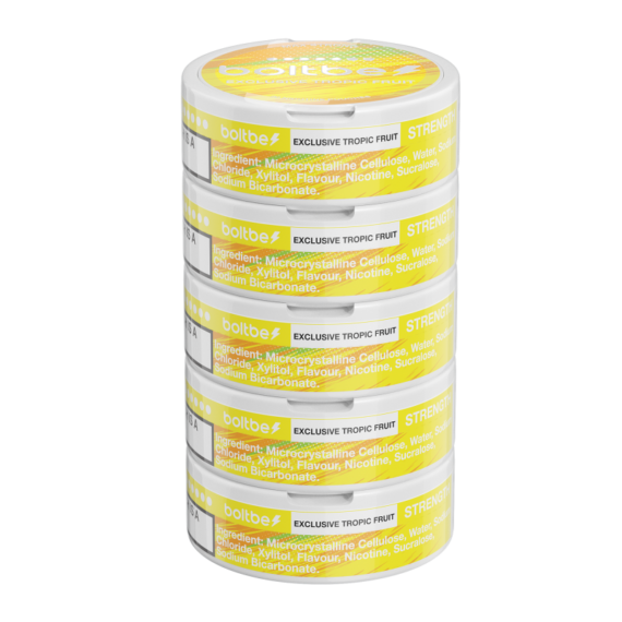 Boltbe Nicotine Pouches Zero Tobacco Exclusive Tropic Fruit 30mg