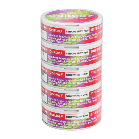 Boltbe Nicotine Pouches Zero Tobacco Strawberry Kiwi 30mg