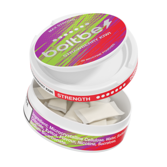 Boltbe Nicotine Pouches Zero Tobacco Strawberry Kiwi 30mg